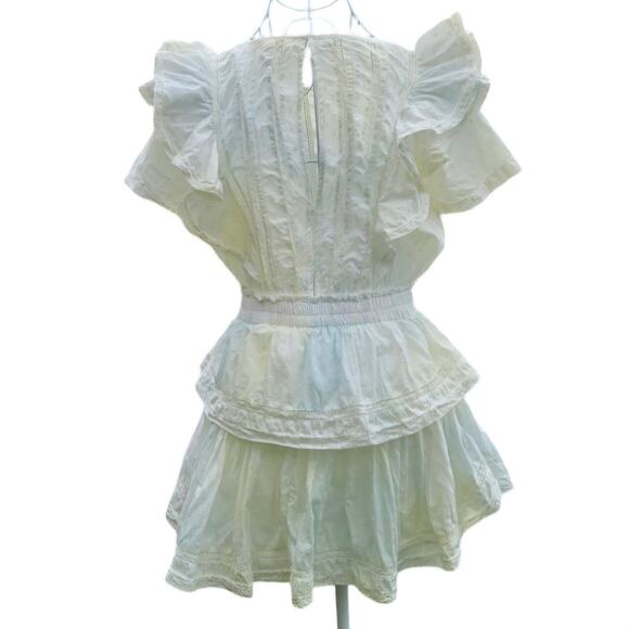 Love Shack Fancy Natasha Dress Lily Pond Hand Dye size P - Picture 5 of 8